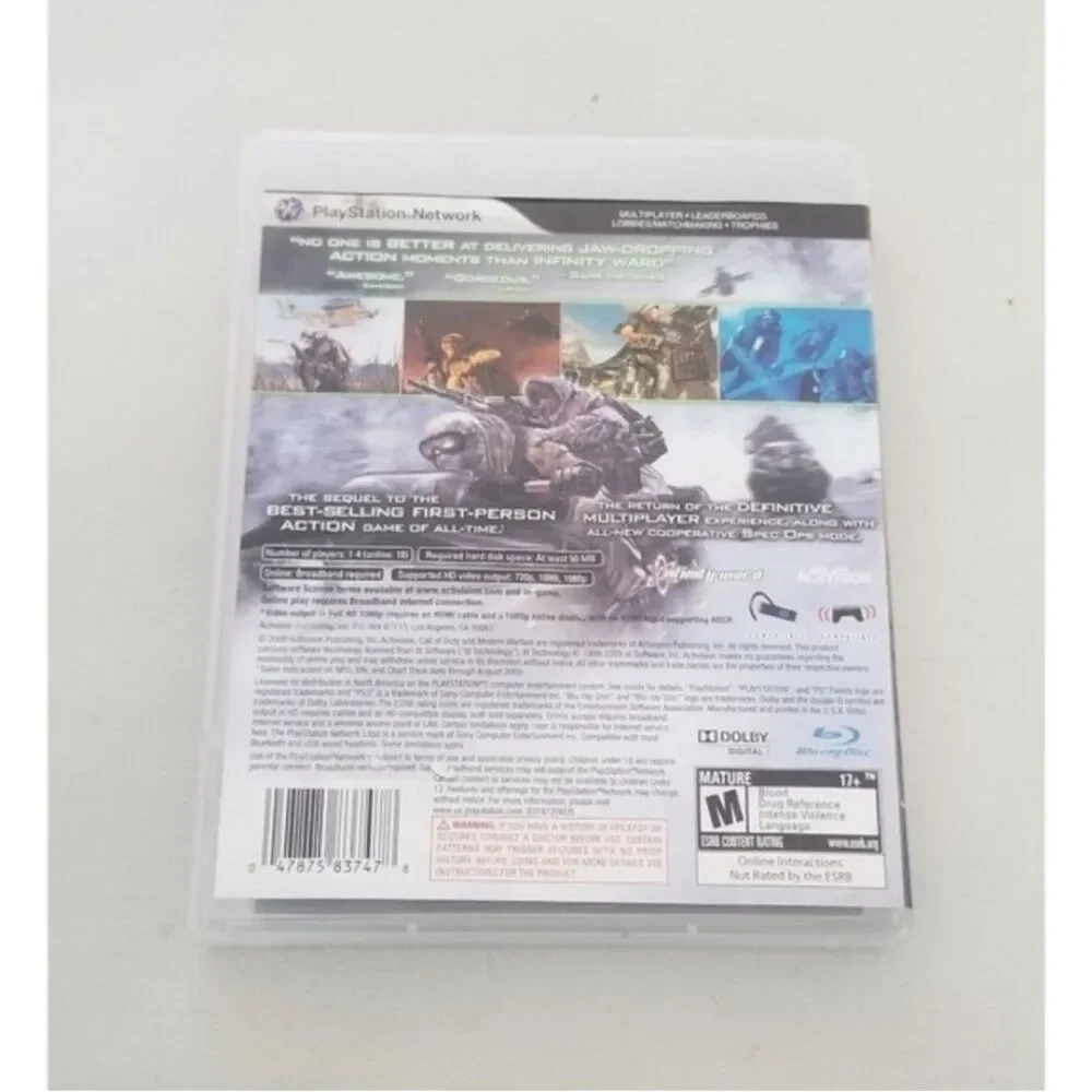Call Of Duty Modern Warfare 2 For Playstation 3